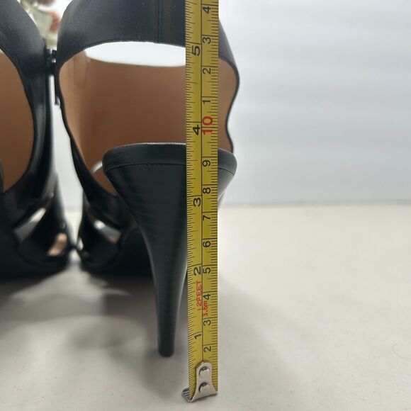 INC International Concepts Shoe Side Zip Black Open Toe Heel Women's US 10M NWOB - Picture 10 of 10